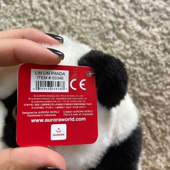 NWT Aurora World 9″ Lin Lin Panda Stuffed Animal - Picture 5 of 9